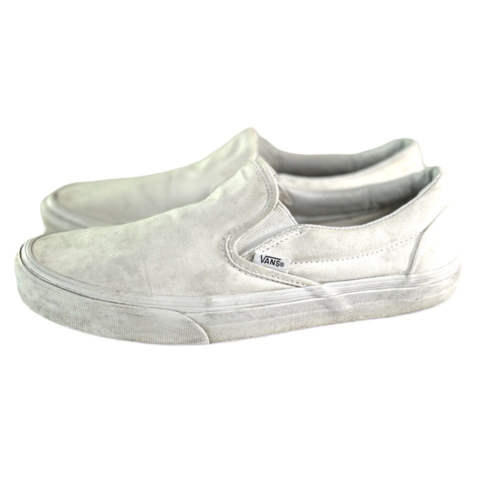 Vans Classic Slip Ons White  - Used - Size 9 Men’s / 10 ½ Women’s
